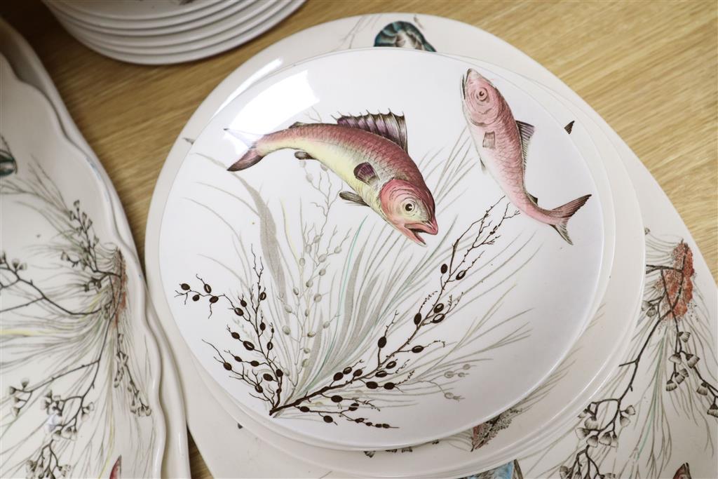 A Johnson Bros., earthenware fish service